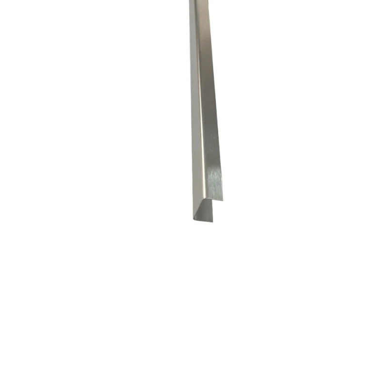 Profil decorativ U, inox, crom periat 15 x 9 x 2700 mm