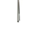 Profil decorativ U, inox, crom periat 15 x 9 x 2700 mm