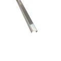 Profil decorativ U, inox, crom periat 15 x 9 x 2700 mm