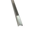 Profil decorativ U, inox, crom periat 15 x 9 x 2700 mm