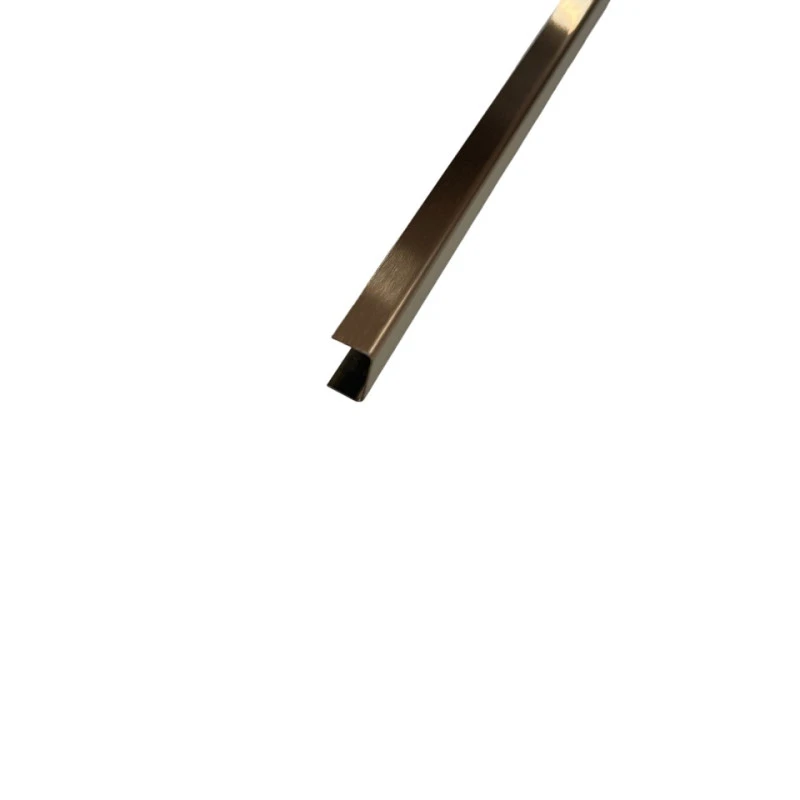 Profil U cupru satinat 15x9x2700 mm - brau inox fainata