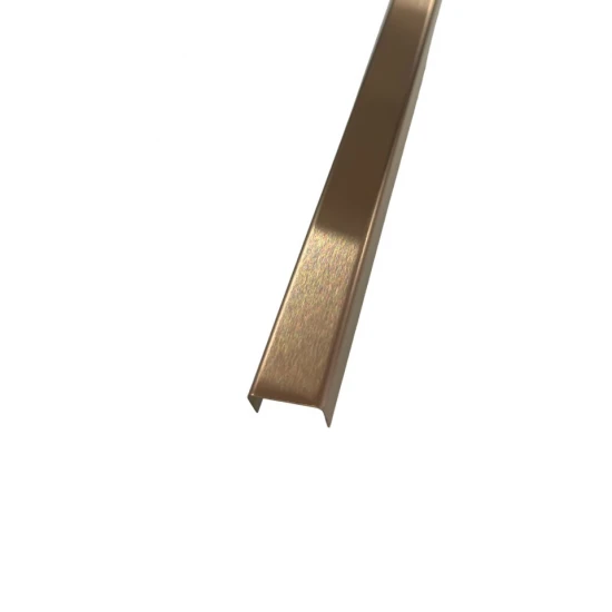 Profil U cupru satinat 15x9x2700 mm - brau inox fainata