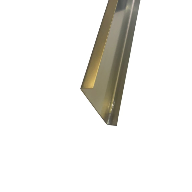 Profil U, inox, auriu lucios 50x9x2700 mm