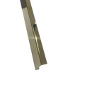Profil U, inox, auriu lucios 50x9x2700 mm