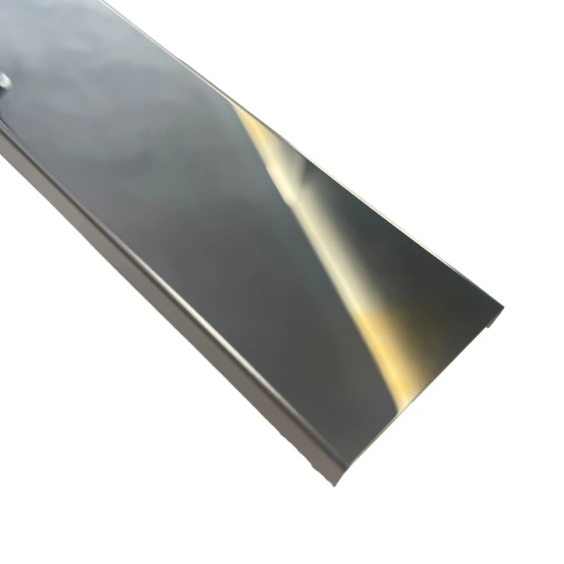 Profil U, inox, crom lucios 50x9x2700 mm