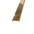 Profil U, inox, auriu lucios 30x9x2700 mm