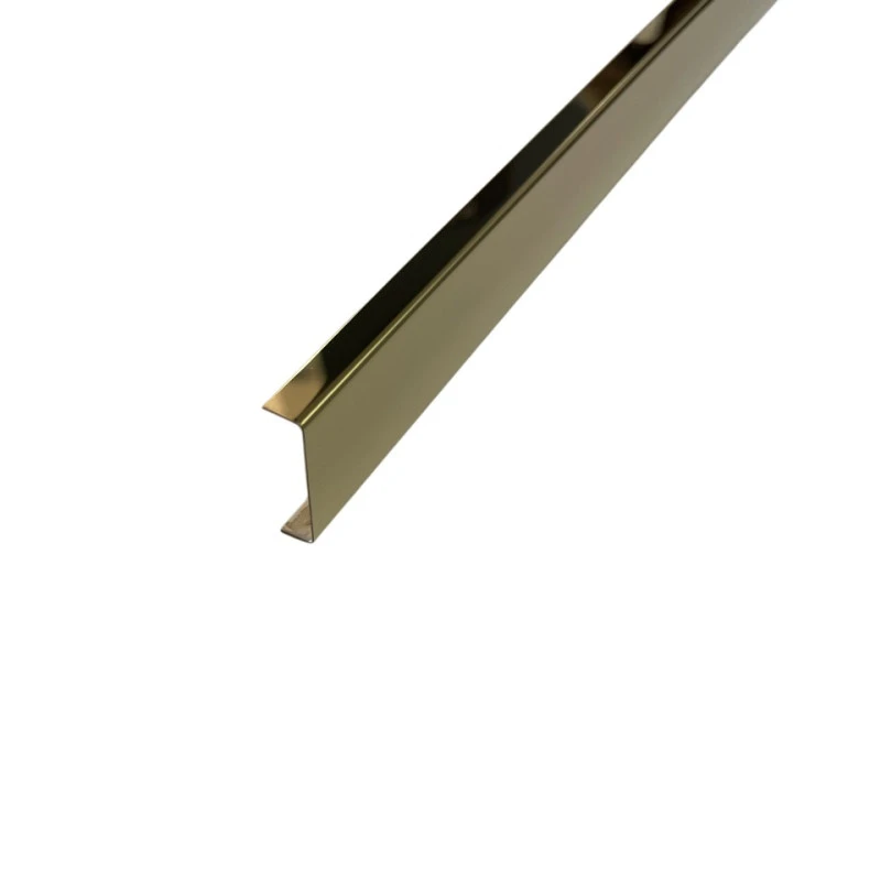 Profil U, inox, auriu lucios 30x9x2700 mm