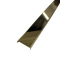 Profil U, inox, auriu lucios 30x9x2700 mm