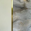 Profil U decorativ, inox, auriu brushed 30x9x2700 mm