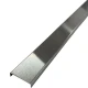 Profil U decorativ, inox, crom brushed 30x9x2700 mm