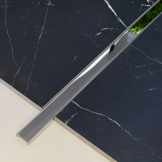 Profil U crom lucios inox 20 x 9 x 2700 mm