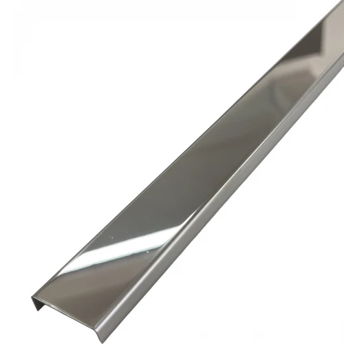 Profil U inox 30 x 9 mm crom lucios 2.7 m