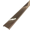 Profil U inox 30 x 9 mm cupru lucios 2.7 m