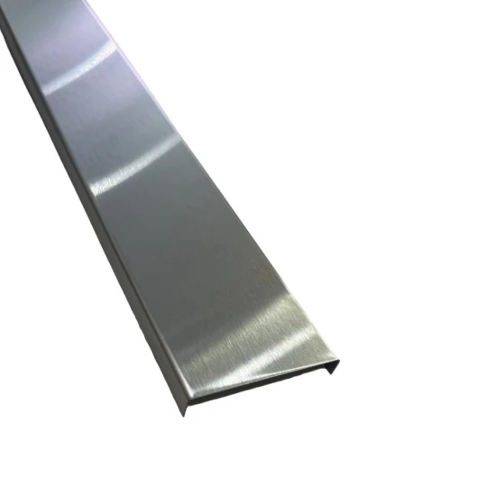 Profil U, inox, crom periat 50x9x2700 mm