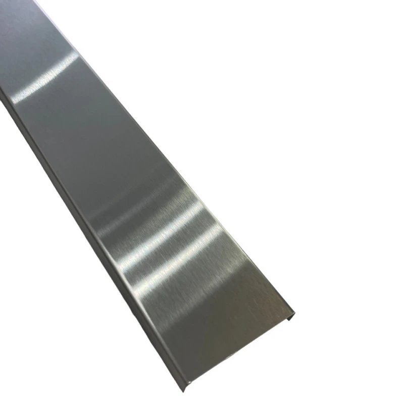 Profil U, inox, crom periat 50x9x2700 mm