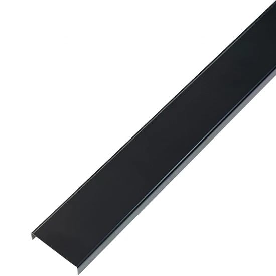 Profil U, inox, negru oglinda 30x9x2700 mm