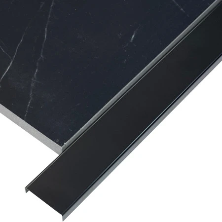 Profil U inox 30 x 9 mm negru lucios 2.7 m