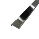 Profil U decorativ, inox, crom brushed 30x9x2700 mm