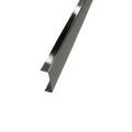 Profil U decorativ, inox, crom brushed 30x9x2700 mm