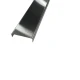 Profil U decorativ, inox, crom brushed 30x9x2700 mm