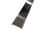 Profil U decorativ, inox, crom brushed 30x9x2700 mm