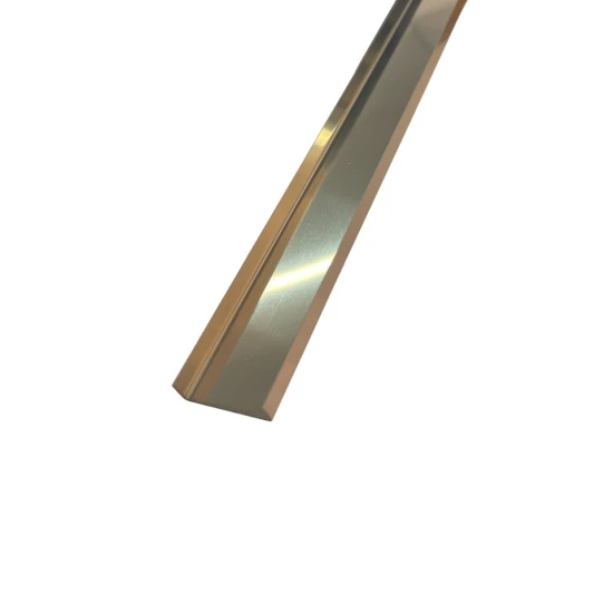 Profil U decorativ, inox, cupru brushed 30x9x2700 mm