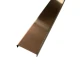 Profil U decorativ, inox, cupru brushed 30x9x2700 mm
