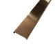 Profil U decorativ, inox, cupru brushed 30x9x2700 mm