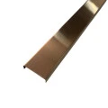 Profil U decorativ, inox, cupru brushed 30x9x2700 mm