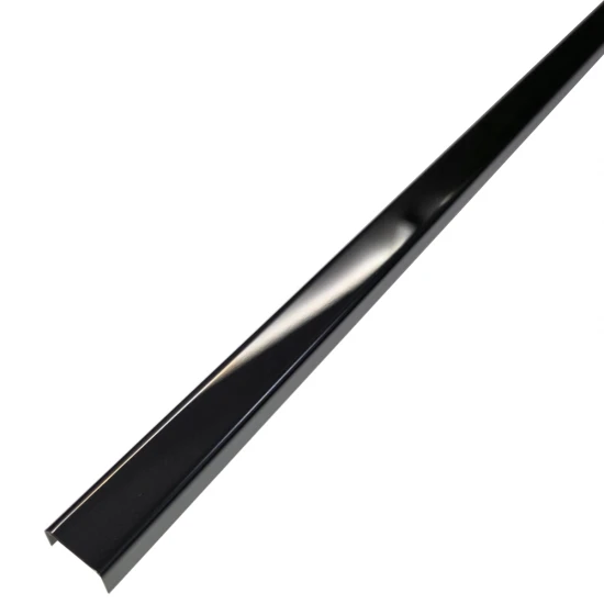 Profil U negru lucios 15x9x2700 mm - brau inox fainata