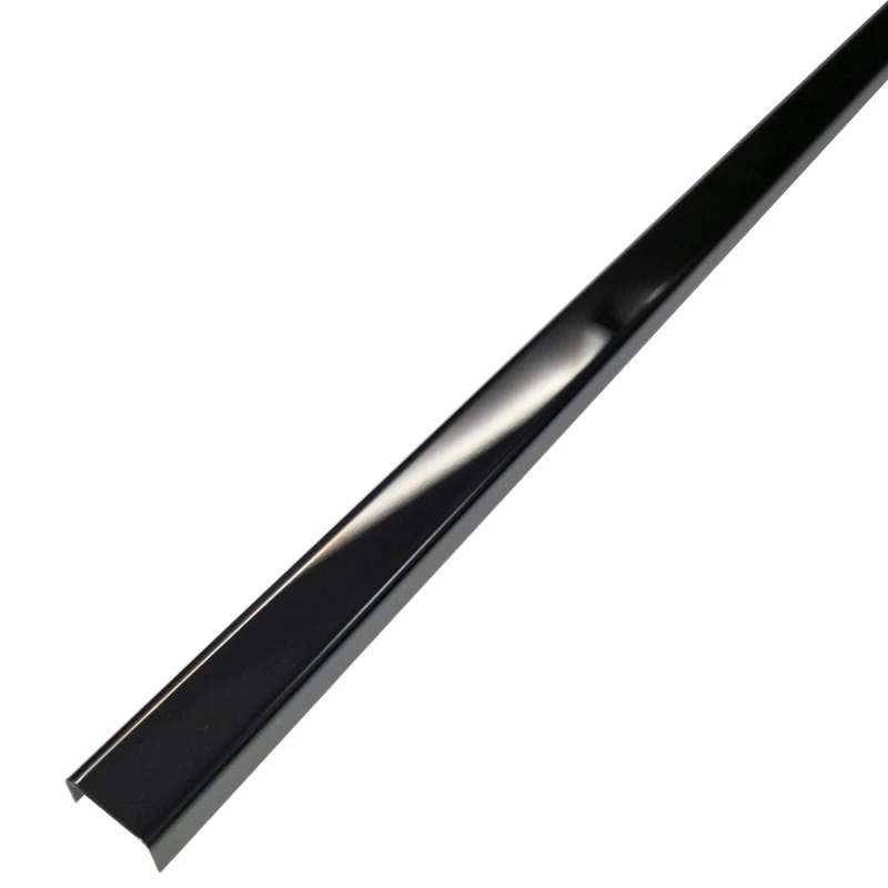 Profil U negru lucios 15x9x2700 mm - brau inox fainata