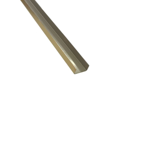 Profil U auriu mat (satinat) inox 15 x 9 x 2700 mm