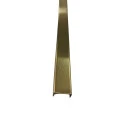 Profil U auriu mat (satinat) inox 15 x 9 x 2700 mm