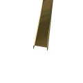 Profil U auriu lucios inox 15 x 9 x 2700 mm