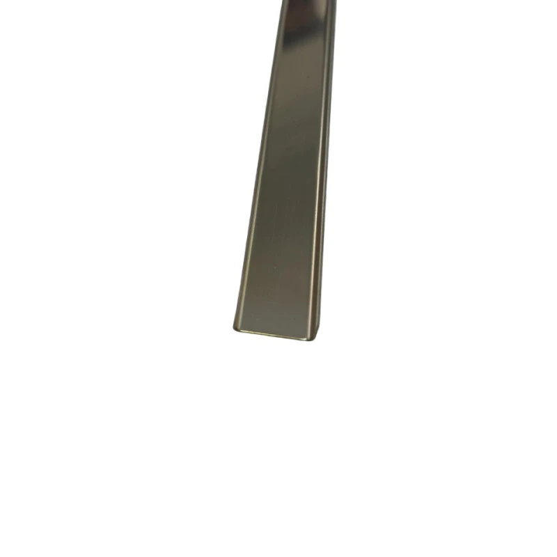 Profil U auriu lucios inox 15 x 9 x 2700 mm