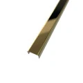 Profil U auriu lucios inox 15 x 9 x 2700 mm