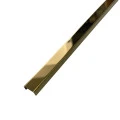 Profil U auriu lucios inox 15 x 9 x 2700 mm
