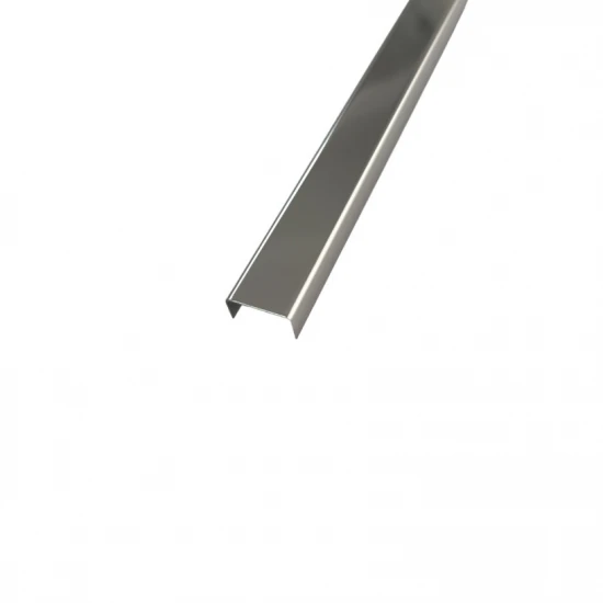 Profil U inox 15x9x2700 mm crom lucios