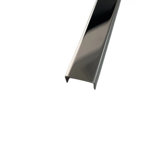 Profil U inox 15x9x2700 mm crom lucios