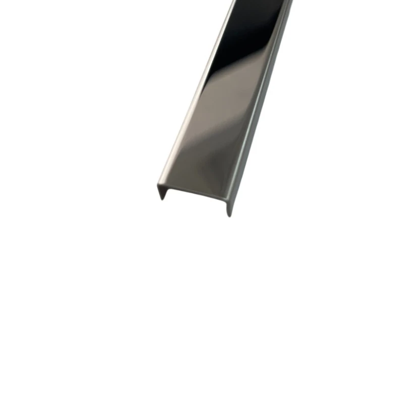 Profil U inox 15x9x2700 mm crom lucios