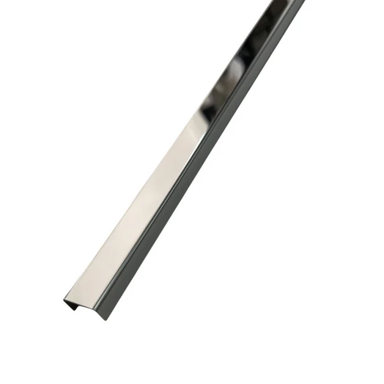 Profil U inox 15x9x2700 mm crom lucios