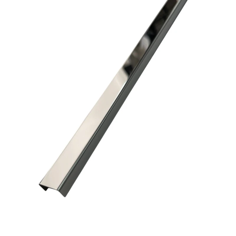 Profil U inox 15x9x2700 mm crom lucios