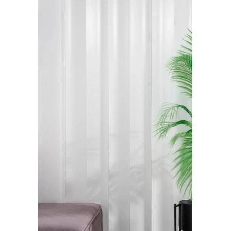 Panou decorativ Eterno WP004 polimer rigid 25 x 2.17 x 270 cm curbura subtila alb mat vopsibil Mardom Decor