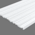 Panou decorativ Aria WP005 polimer rigid 25 x 1.9 x 270 cm ondulat alb mat vopsibil Mardom