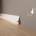 Plinta decorativa LED QL007 9.3 X 4 X 200 cm | Plinta moderna & minimalista