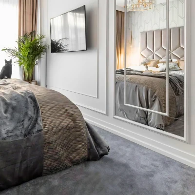 Plinta decorativa 10x1.6x200 cm, polimer rigid, alba, vopsibila, Mardom QS009 MARDOM DECOR