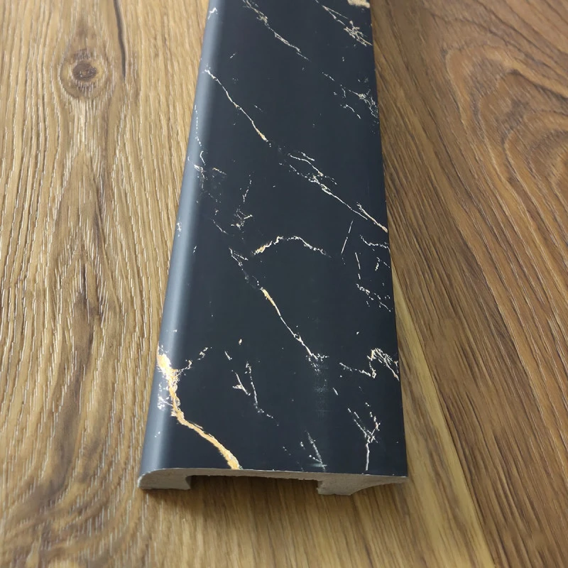 Plinta decorativa Gold Black WP09 14x79x2000 mm din Polimer Dur