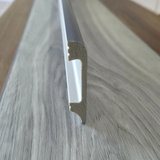 Plinta decorativa Brushed Gray WP10 14x79x2000 mm din Polimer Dur