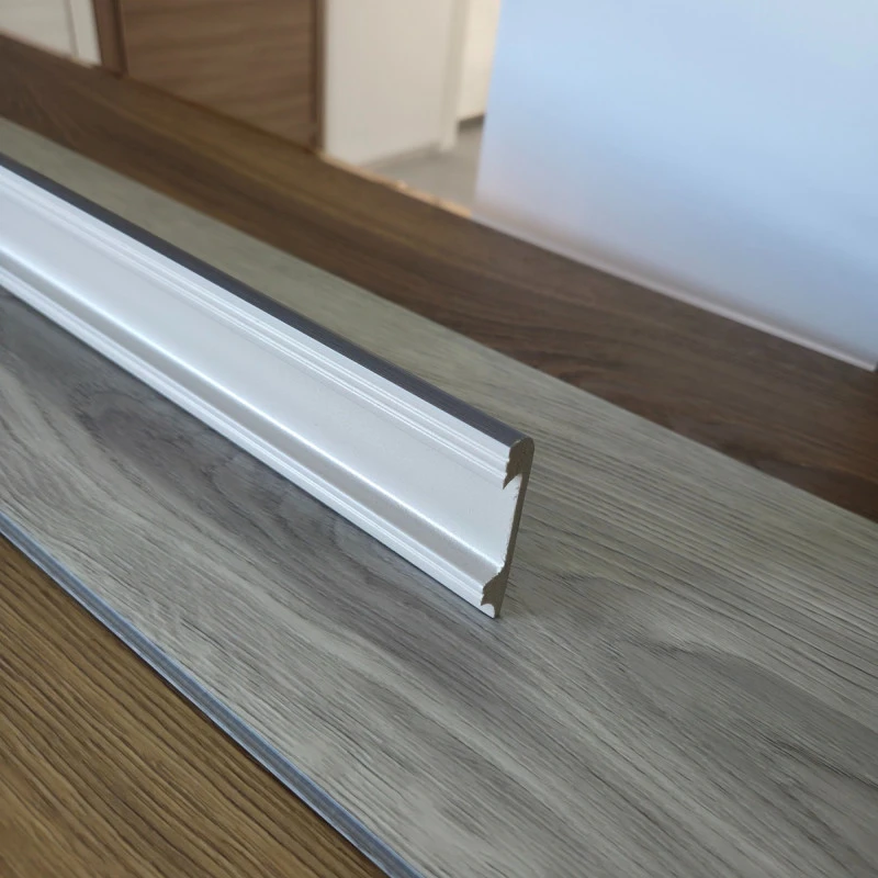 Plinta decorativa Brushed Gray WP10 14x79x2000 mm din Polimer Dur