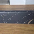 Plinta decorativa Gold Black WP09 14x79x2000 mm din Polimer Dur